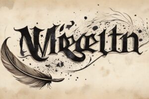 written or writen concept illustration